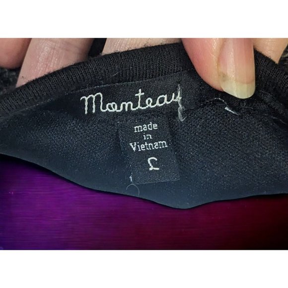 Monteau Striped Gothic Mod Dress - Picture 15 of 15